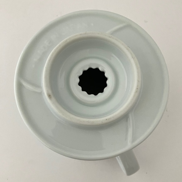 Hario V60 Ceramic Coffee Dripper Pour Over Cone Coffee Maker Size 02, White - Picture 6 of 13